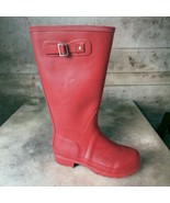Polar Red Rain Boot Tall Snow Winter Wellington Waterproof Wellies Womens 8 - $49.50
