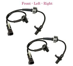 2 x ABS Wheel Speed Sensor Front L/R Fits Cadillac Chevrolet GMC 2014-2020 - £18.55 GBP