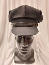 Chauffeur Hat / Cloth Visor / Deluxe / Black - £39.30 GBP