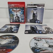 Batman Arkham Origins &amp; Arkham Asylum PlayStation 3 PS3 Complete CIB - £13.20 GBP