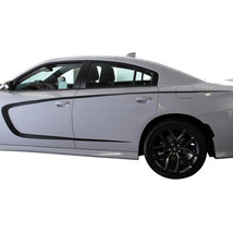 Door Side C Stripes Accent Graphic Vinyl Decal Fit Dodge Charger 2015-2022 Matte - £31.71 GBP