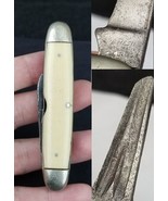 vintage Winchester pocket knife &quot;Cattleman&#39;s Punch Blade&quot; celluloid 3000 - $74.99