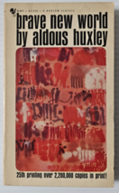 Brave New World by Aldous Huxley 1962 Vintage Paperback Bantam Books - £12.09 GBP