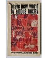 Brave New World by Aldous Huxley 1962 Vintage Paperback Bantam Books - £12.11 GBP