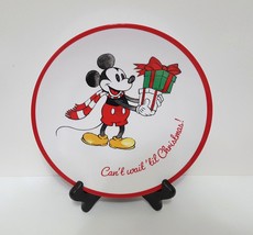 NEW RARE Pottery Barn Kids Disney Mickey Mouse with Gift Plate 9&quot; Melamine - £12.50 GBP