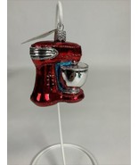 Old World Christmas OWC RED MIXER KITCHEN APPLIANCE Glass Iridescent Orn... - $244.80 MXN