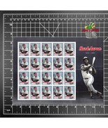 2024 USPS SHEET OF 20 FIRST CLASS FOREVER STAMPS HANK AARON BASEBALL MLB... - $14.60