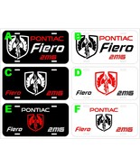 Pontiac Fiero 2m4 2m6 GT license plate novelty assorted metal - $13.47 CAD