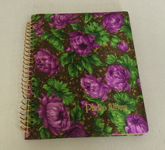 vintage bright  flower floral pattern satin cover photo album scrapbook ... - $19.75