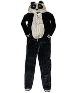 NEW Womens Panda Bear Union Suit One Piece Soft Plush Hooded Costume Paj... - $24.74