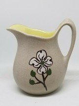 Pigeon Forge Pottery &quot;DOGWOOD&quot; Flower Pattern Creamer Small Pitcher Stoneware - £7.84 GBP