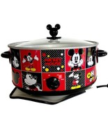 Disney Mickey Mouse Slow Cooker Crock Pot Missing Insert 5 Quart Tested SS - $95.67 CAD