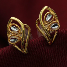 Made In India 22Cts Unique Gold Bestselling Jewellery Stud Earrings For Girls - £185.55 GBP