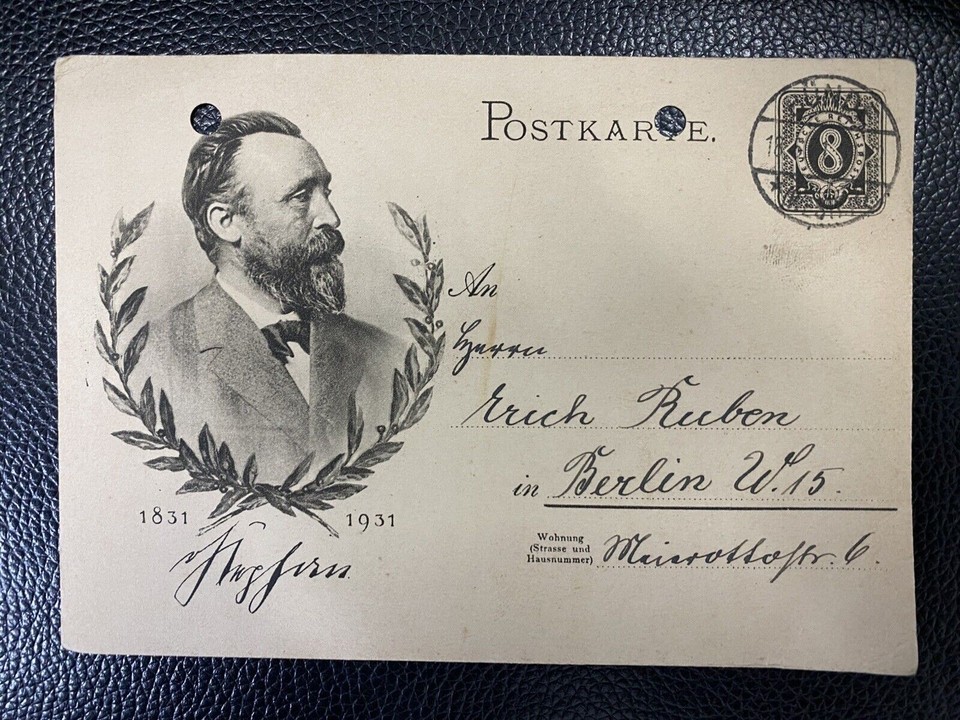 Alte Sammler Postkarte von Österreich nach Deutschland 1931 - $10.16