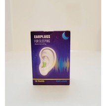 NIB 10 Pairs Earplugs for Sleeping Noise Cancelling Noise Reduction SNR 40dB  - £7.77 GBP