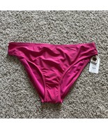 Time And Tru Women’s High Waist Bikini Bottom Fuchsia Supreme Plus Size 1X - $204.45 MXN