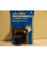 Leviton 128 15 Amp, Twin Light Socket Adapter - $65.04 MXN