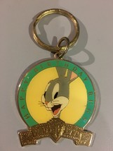 Key Fob Warner Bros Bugs Bunny Happy Birthday 1940-1990 Enameled Metal K... - £7.85 GBP