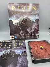 Riven The Sequel to Myst PC CD-ROM 1997 Windows 95 / MAC 5-Disc Set &amp; Manual - £10.91 GBP