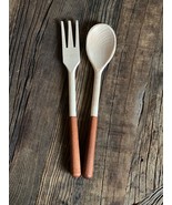 Spoon and Fork Set made from Beechwood, Eco Friendly Handcrafted in Poland. - $17.76 CAD