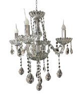 Royal Designs CH-1001CC-4 Modern Crystal Chandelier Ceiling Light Fixtur... - $167.26+