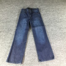Joe&#39;s Jeans Teens Juniors Size 10 Blue Denim Button Waist Zip Fly 100% Cotton - £10.65 GBP