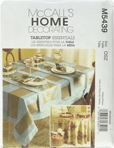 McCall&#39;s Sewing Pattern Tabletop Essentials Dining Kitchen - £6.45 GBP