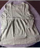 Old Navy Toddler Girls Light Green Waffle Long Sleeve Dress Size 2T - $11.87