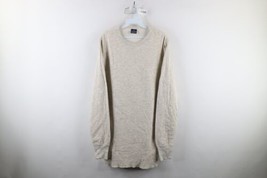 Vtg 70s Streetwear Mens Large Tall Wool Blend Double Wall Thermal T-Shirt USA - £38.80 GBP