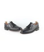 Vtg 70s Hanover Shoe Mens 10.5 C Calfskin Leather Blucher Grand Prix Dre... - $2,001.72 MXN