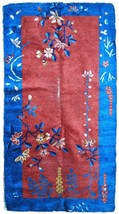 Handmade antique Art Deco Chinese rug 2.3&#39; x 4.2&#39; (71cm x 129cm) 1920s -... - $12,705.91 MXN