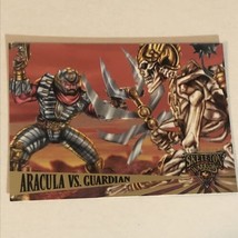 Skeleton Warriors Trading Card #74 Aracula Vs Guardian - £1.47 GBP