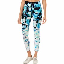 $59 Calvin Klein Performance Women&#39;s Yoga Fitness Athletic Leggings Blue... - £20.86 GBP