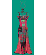 Save The Queen: Sardinia In Fuchsia Flared Maxi Dress - £152.36 GBP