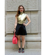 Designer Black Skirt Party Women Unique Slim Fit Soft Genuine Lambskin L... - €106,76 EUR+