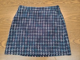 Loft Petites Thick Weave Stitching Skirt Size 6 Lined Tweed Mini Skirt - $358.69 MXN
