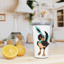 Birdi Plastic Tumbler with Straw - £14.38 GBP