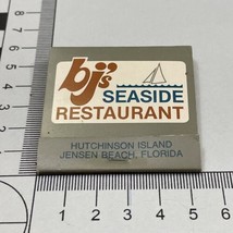 Vintage Matchbook Cover  BJ’s Seaside Restaurant  Jensen Beach, FL gmg  unstruck - £9.89 GBP