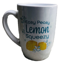 Coffee Tea Mug ”Easy Peasy Lemon Squeezy” Offic￼e Work 16oz Cup Gift-NEW-SHIP24H - £15.73 GBP