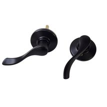 Kwikset 200BL-514 Balboa Reversible Passage Leverset - Matte Black - $24.90