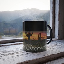 Color Changing! Saguaro National Park ThermoH Morphin Ceramic Coffee Mug... - £11.73 GBP
