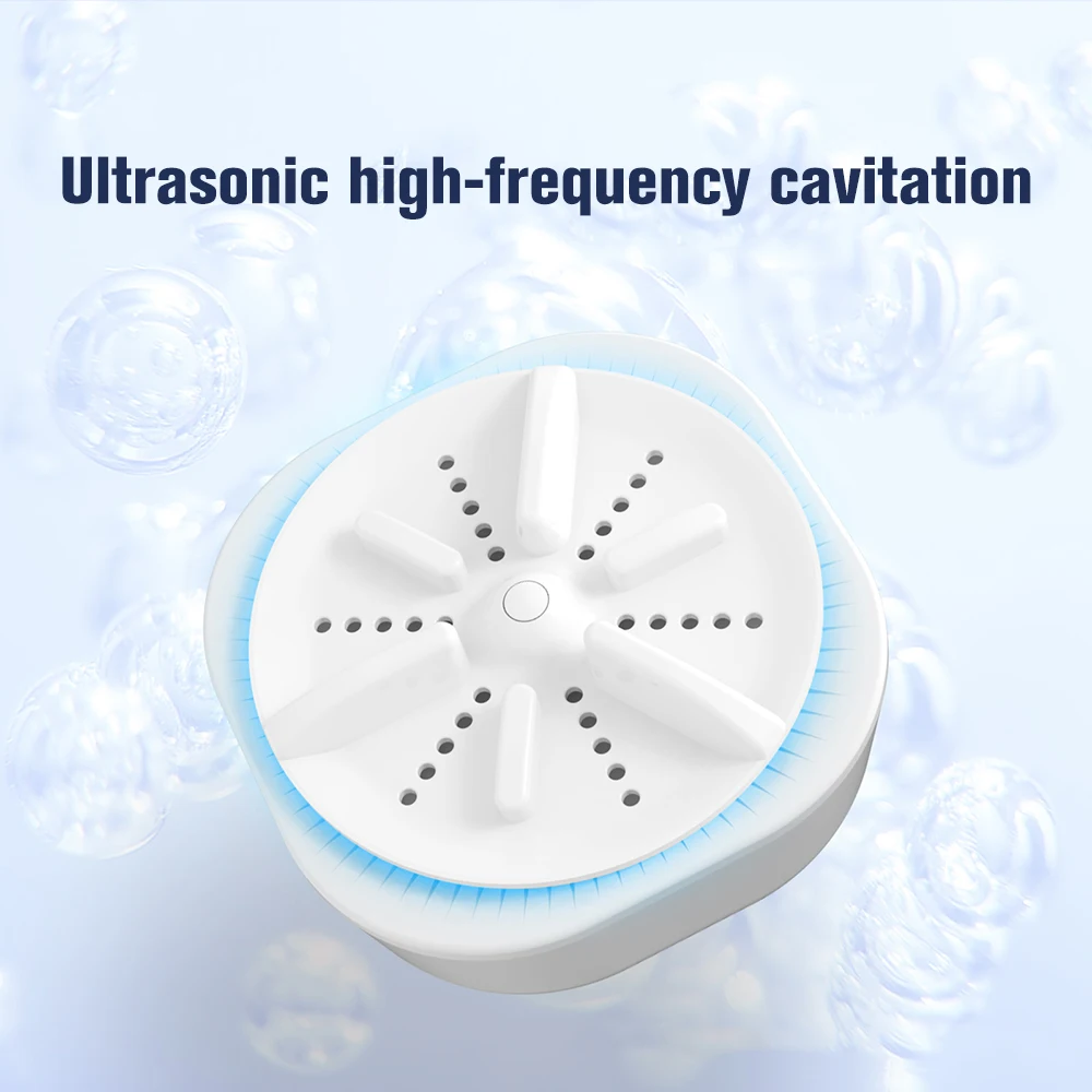 36W Portable Ultrasonic Washing Machine Small Convenient To Carry Three ... - $20.16+