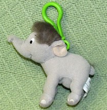 DISNEY CLIP n GO PALS JUNIOR ELEPHANT MINI PLUSH 5&quot; HASBRO JUNGLE BOOK C... - £7.57 GBP