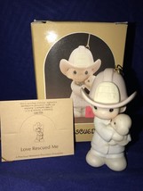 Precious Moments “Love Rescued Me” Fireman Ornament Fire Department 1986... - £17.20 GBP