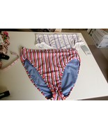 2 Bikini Bottom Antonio Melani floral print Jessica Simpson Striped Size... - $15.79
