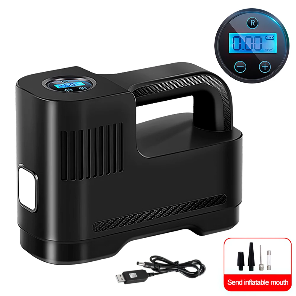 Car Electric Air Pump Portable Wireless Digital Display Car Tire Air Pump Air Co - $189.20