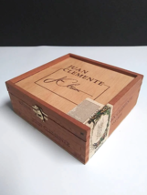 Two Empty Wood Juan Clemente Cigar Boxes for Crafting, Gifting or Travel Humidor - £15.70 GBP