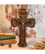 Orthodox Religious Carved Crucifix - Carved from Natural Wood - £37.36 GBP+