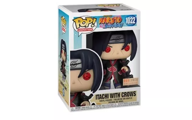 Funko Pop! Animation Naruto Shippuden Itachi With Crows BoxLunch Exclusive #1022 - £22.40 GBP