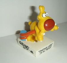 Grimmy All Tied Up Cartoon Plastic Statue Mother Goose Grimm 1989 Vintage - $7.92